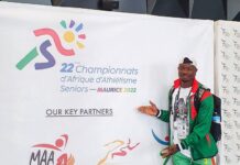 Championnat d’Afrique d’athlétisme : Hughes Fabrice Zango conserve l’or en triple saut