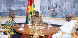 Situation nationale : le Président DAMIBA échange avec les anciens Chefs d’Etat Roch KABORE et Jean-Baptiste OUEDRAOGO