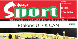 Une Sidwaya Sport du 21-06-2022