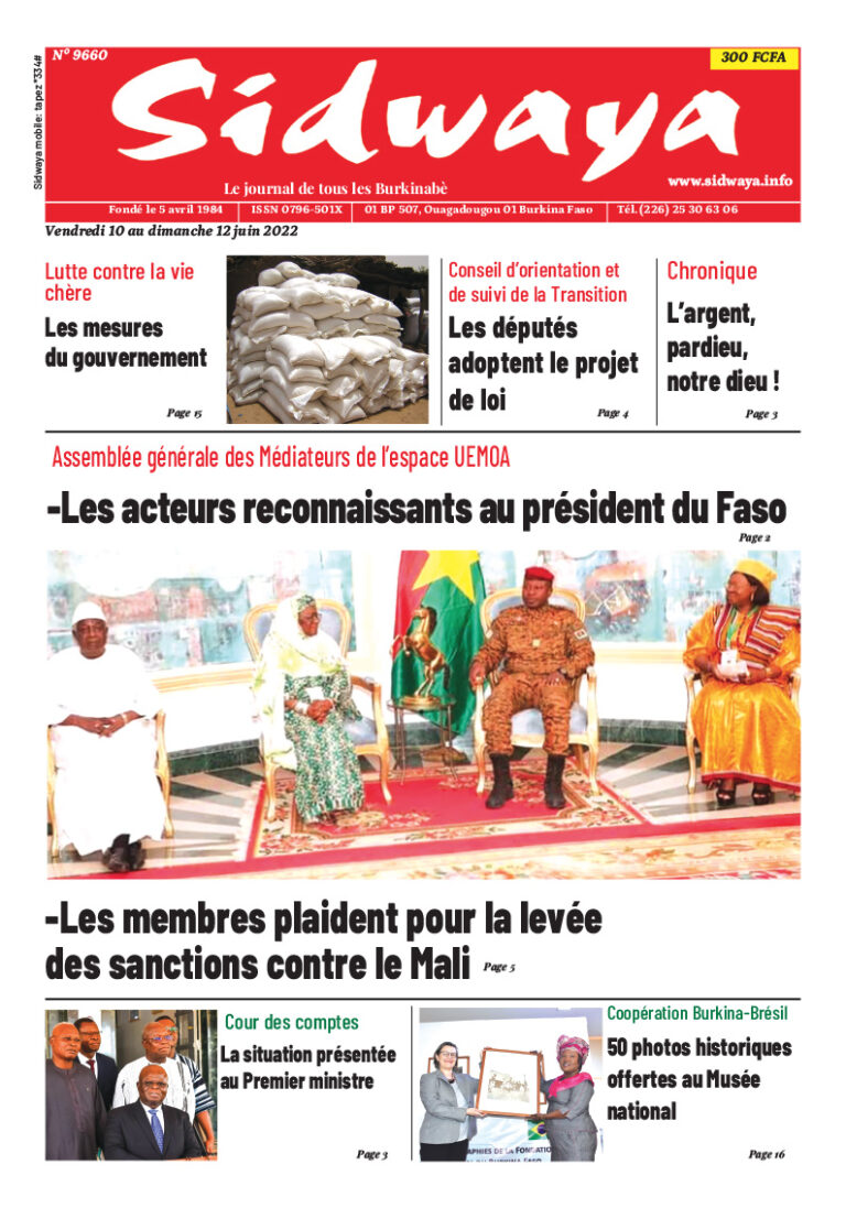 Une du 10/06/2022