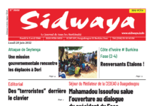 Une Sidwaya du 20-06-2022