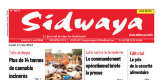 Une Sidwaya du 27-06-2022