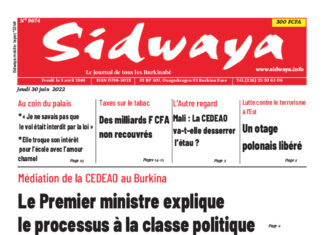 Une du 30/06/2022