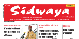 Une Sidwaya du 06-06-2022