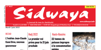 Une Sidwaya du 7-06-2022