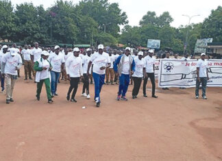 « Je donne ma main pour la réconciliation et la paix » : un cross populaire à Bobo-Dioulasso pour lancer le nouveau concept