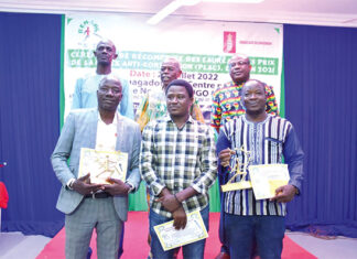 15e édition du Prix de la lutte anti-corruption : les journalistes Aimé Nabaloum et Jean- Baptiste Bouda, lauréats