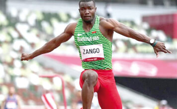 Mondiaux d’athlétisme : Hugues Fabrice Zango médaillé d’argent