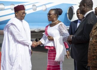 Transition : le Médiateur de la CEDEAO, Mahamadou Issoufou, à Ouagadougou