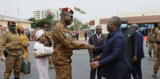 Transition : le Président en exercice de la CEDEAO à Ouagadougou