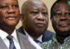 Dialogue politique ivoirien : Alassane Ouattara rencontre ses prédécesseurs Henri Konan Bédié et Laurent Gbagbo le 14 juillet prochain à Abidjan