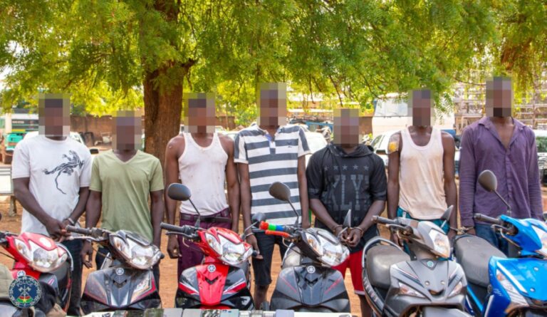 Ouagadougou : Le commissariat de police de Boulmiougou a démantelé deux réseaux de présumés malfrats et interpellé sept individus