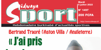 Une Sidwaya Sport du 05-07-2022