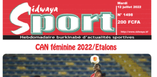 Une Sidwaya Sport du 12-07-2022