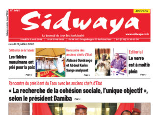 Une Sidwaya du 11/07/2022