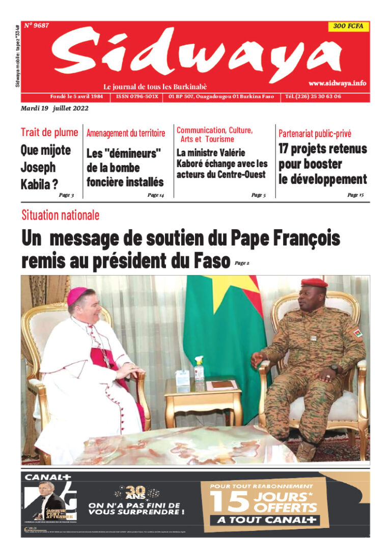 Une du 19/07/2022