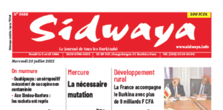 Une Sidwaya du 20-07-2022