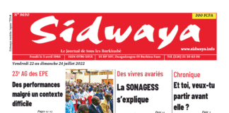 Une Sidwaya du 22 au 24-07-2022