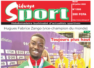 Une Sport du 26/07/2022
