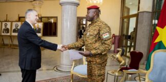 Coopération : trois ambassadeurs présentent leurs lettres de créance au Président du Faso