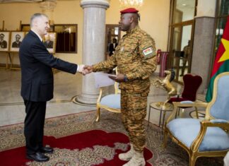 Coopération : trois ambassadeurs présentent leurs lettres de créance au Président du Faso