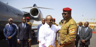 Transition : fin de séjour du président en exercice de la CEDEAO à Ouagadougou