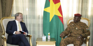 Coopération Burkina-Danemark : Le Président Damiba reçoit l’ambassadeur Steen Sonne ANDERSEN en fin de mission