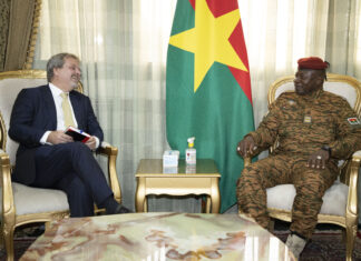 Coopération Burkina-Danemark : Le Président Damiba reçoit l’ambassadeur Steen Sonne ANDERSEN en fin de mission
