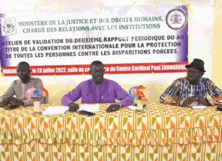 Protection contre les disparitions forcées au Burkina : un «bond significatif » enregistré selon un rapport