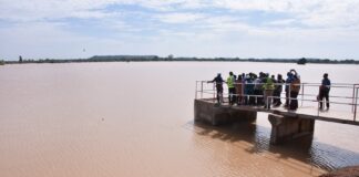 Barrages de Dawaka-Wéotenga et de Pougma La ministre Maminata Traoré visite les réalisations