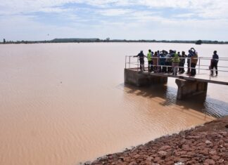 Barrages de Dawaka-Wéotenga et de Pougma La ministre Maminata Traoré visite les réalisations