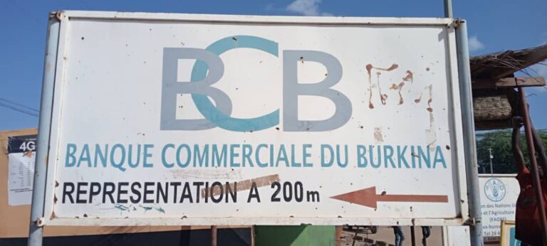 Dori : L’agence de la Banque Commerciale du Burkina momentanée fermée