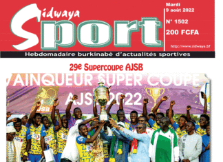 Une Sidwaya Sport du 09-08-2022