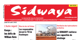 Une Sidwaya du 25-08-2022