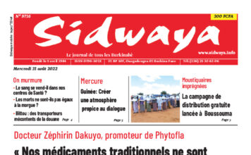 Une du 31/08/2022