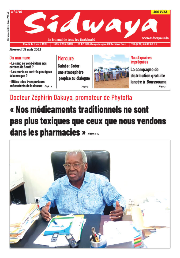 Une du 31/08/2022
