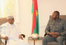 New York : Le président du Faso échange avec Umaru Sissoco EMBALO, le président en exercice de la CEDEAO