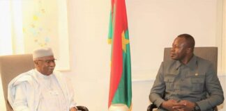 New York : Le président du Faso échange avec Umaru Sissoco EMBALO, le président en exercice de la CEDEAO