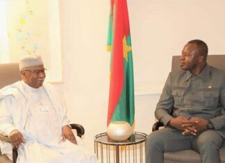 New York : Le président du Faso échange avec Umaru Sissoco EMBALO, le président en exercice de la CEDEAO