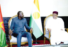 Visite du président du Faso à Niamey : l’insécurité dans la zone des trois frontières au menu