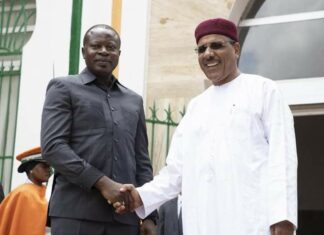 Coopération militaire : le president Damiba est arrivé à Niamey