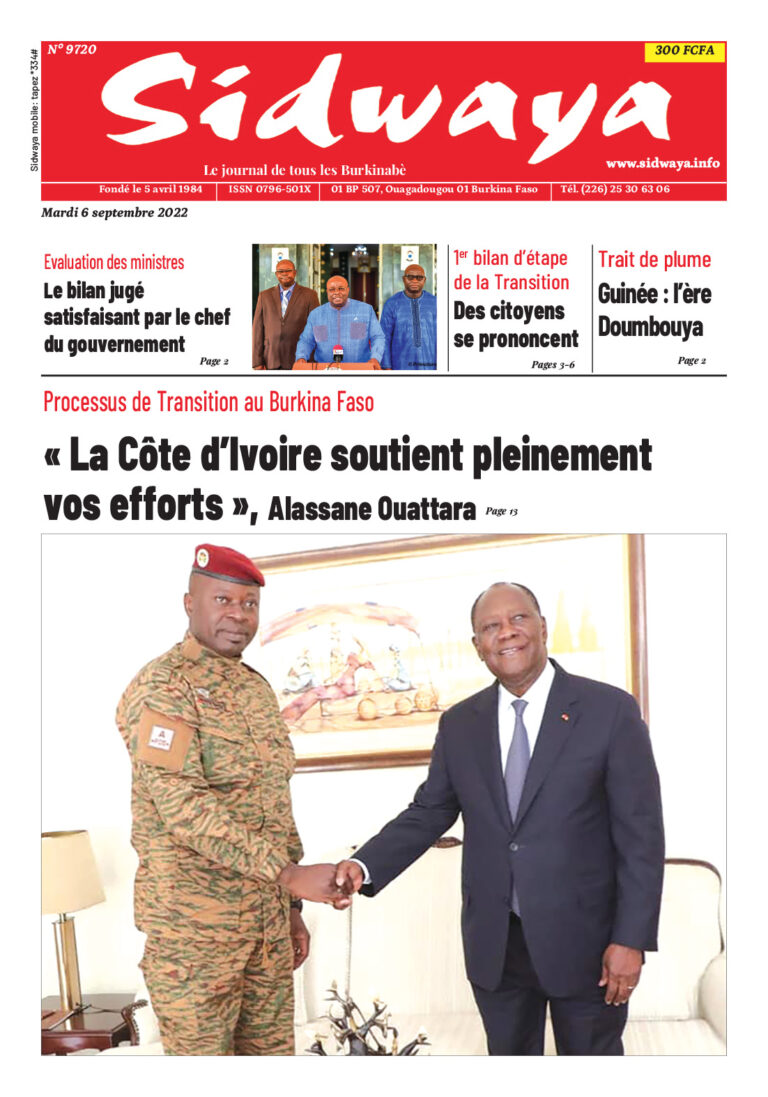 Une du 06/09/2022