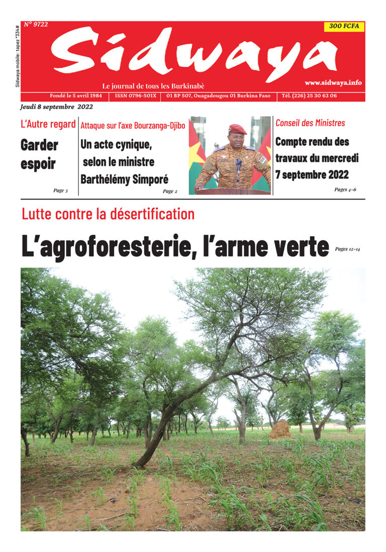 Une du 08/09/2022
