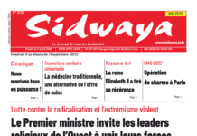 Une Sidwaya du 09 au 11-09-2022