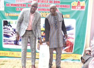 Soutien aux personnes déplacées internes : Ouaga FM offre des dons