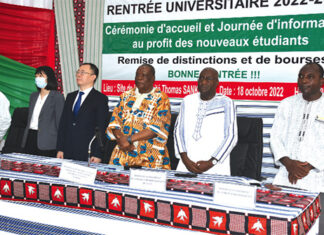 Université Thomas-Sankara : la Chine offre des bourses aux meilleurs étudiants