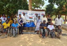 Marathon Day du Groupe Bolloré : L’Association des Soudeurs Handicapés de Ouagadougou reçoit du matériel de travail
