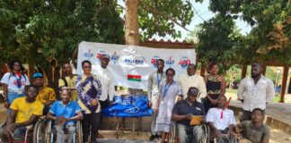 Marathon Day du Groupe Bolloré : L’Association des Soudeurs Handicapés de Ouagadougou reçoit du matériel de travail