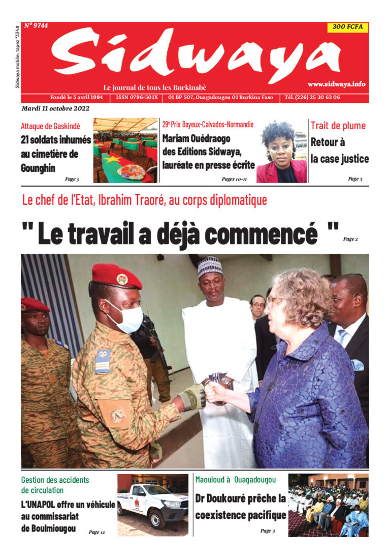 Une du 11/10/2022