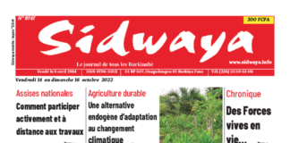 Une Sidwaya du 14 au 16-10-2022